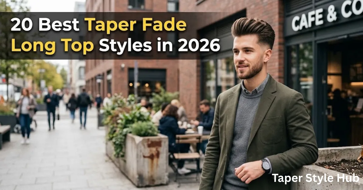 20 Best Taper Fade Long Top Styles in 2026