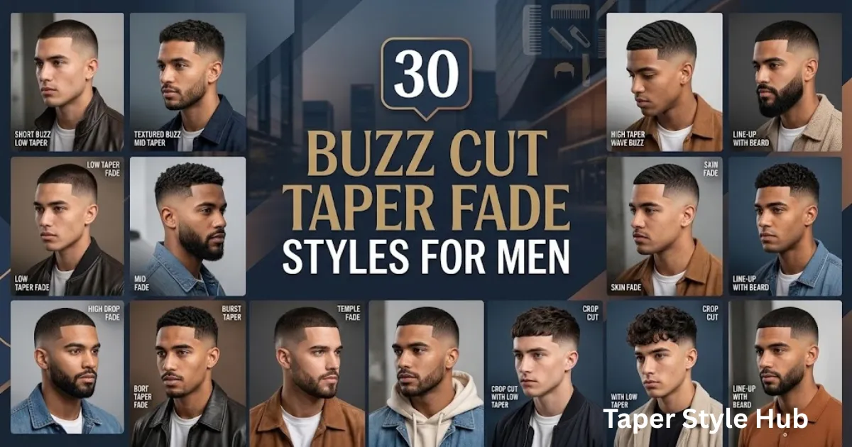 30 Buzz Cut Taper Fade Styles for Men