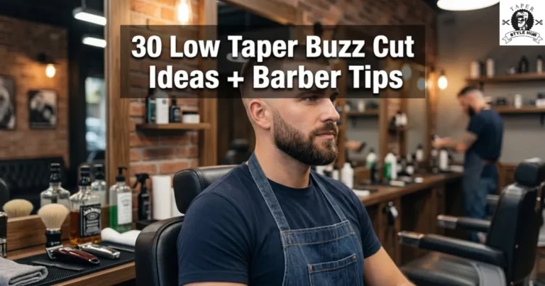 30 Low Taper Buzz Cut Ideas + Barber Tips