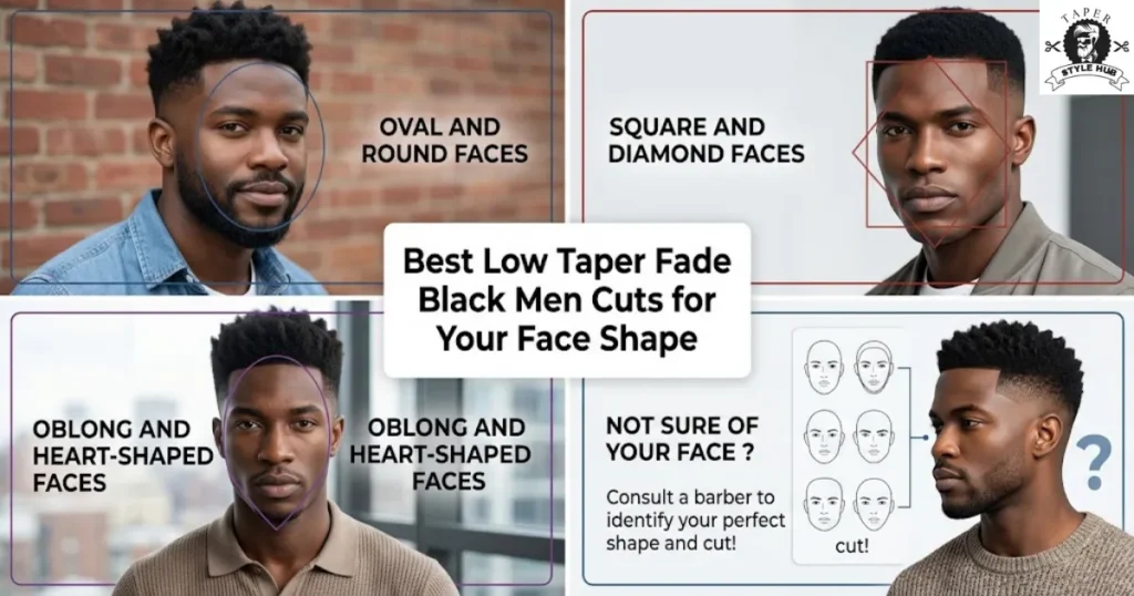 Best Low Taper Fade Black Men Cuts for Your Face Shape