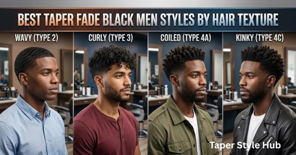 Best Taper Fade Black Men Styles by Hair Texture