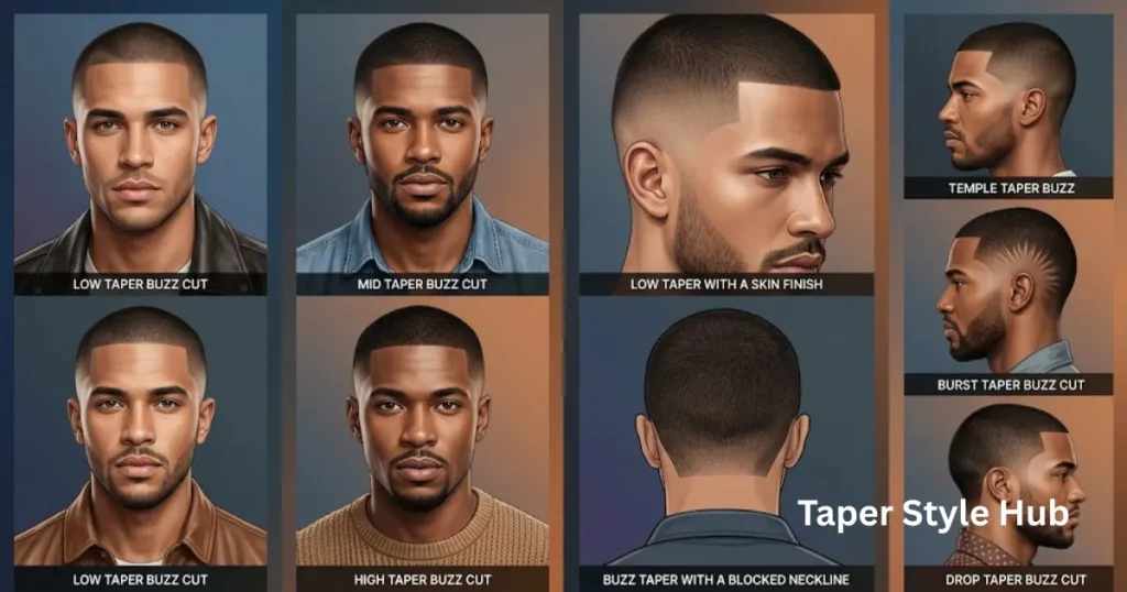 Buzz Cut Taper Fade Styles by Fade Placement
