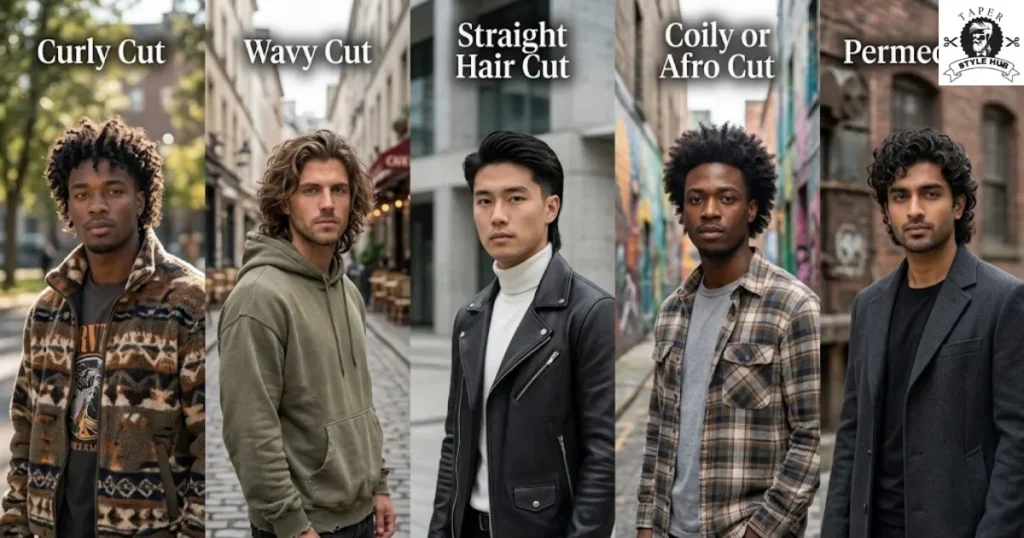 Curly, Wavy, and Straight Hair Mid Taper Mullet Styles