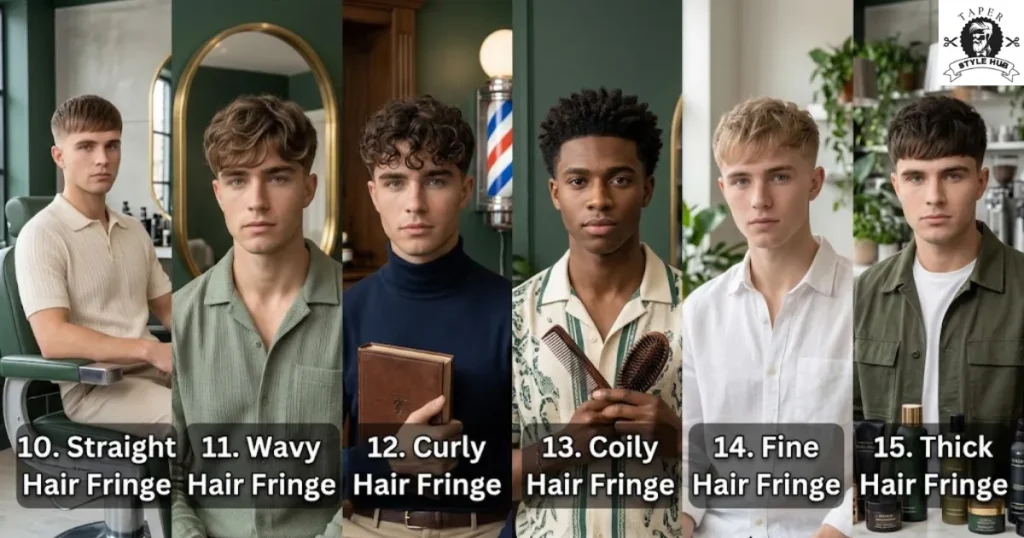 Hair-Type Low Taper Fringe Styles