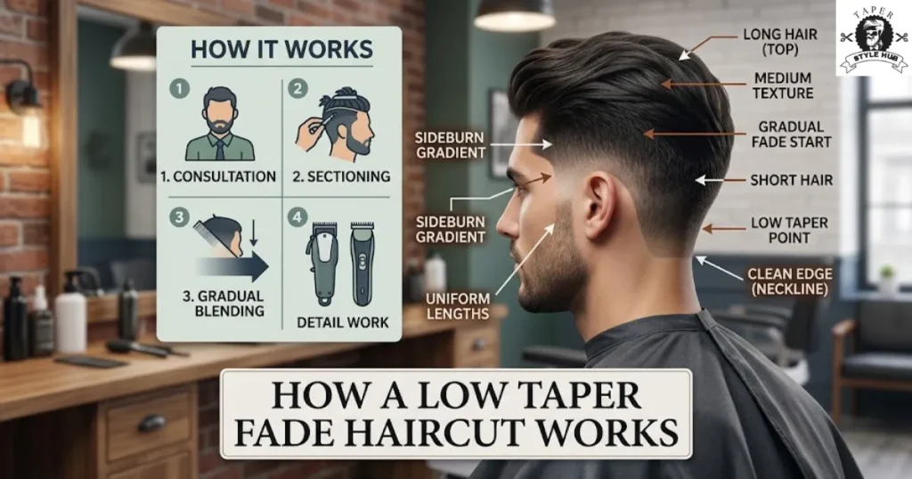 How a Low Taper Fade Haircut Works