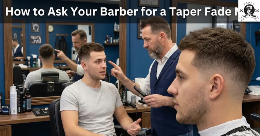 How to Ask Your Barber for a Taper Fade Mid