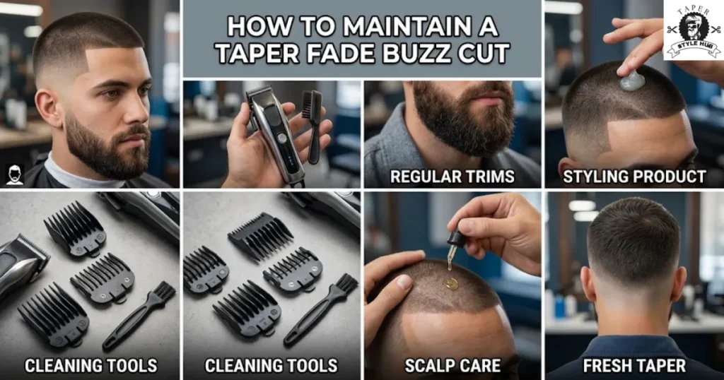 How to Maintain a Taper Fade Buzz Cut