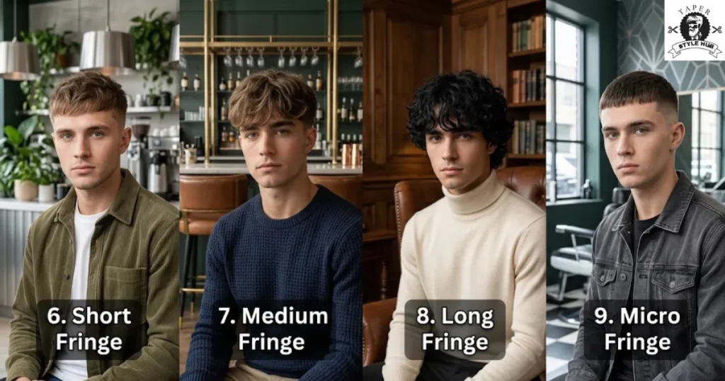Length-Based Low Taper Fringe Styles