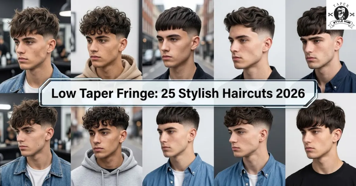 Low Taper Fringe: 25 Stylish Haircuts 2026