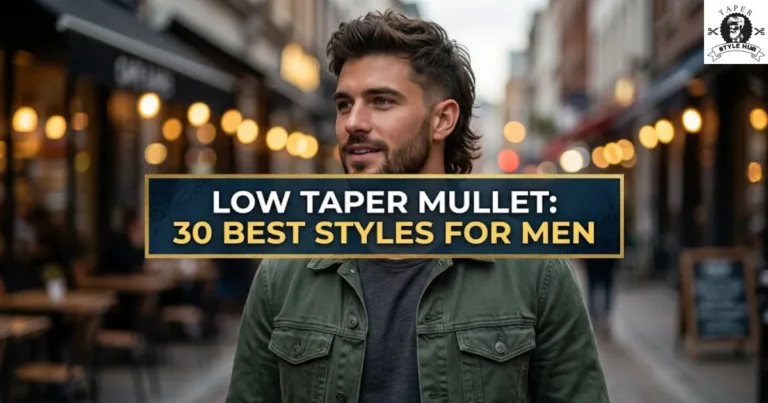 Low Taper Mullet: 30 Best Styles for Men