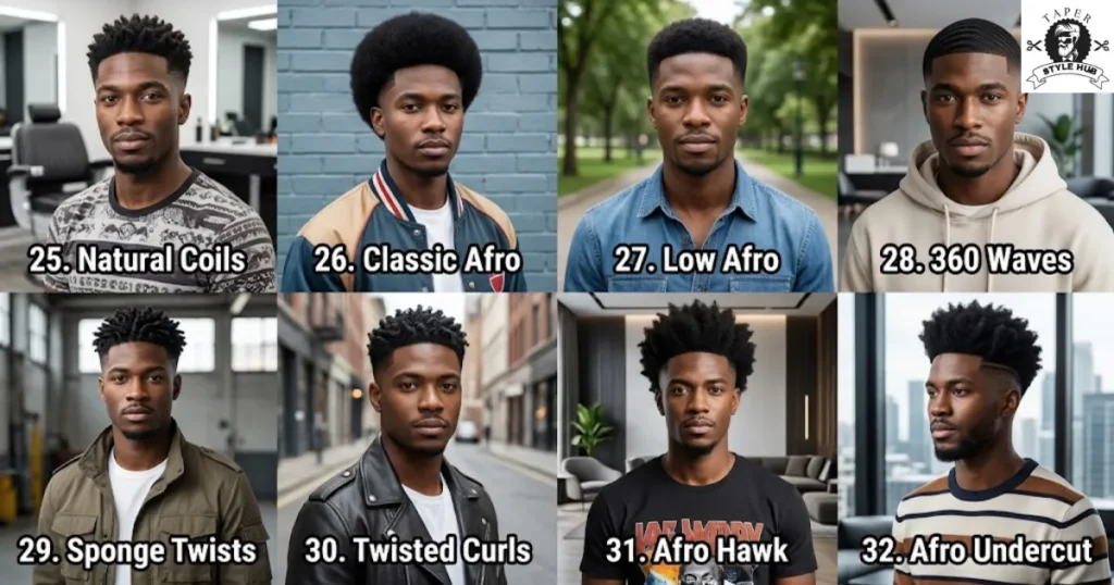 Mid Fade Haircut Taper Styles for Black Men and Afro-Textured Hair
