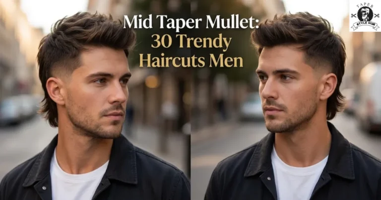 Mid Taper Mullet: 30 Trendy Haircuts Men