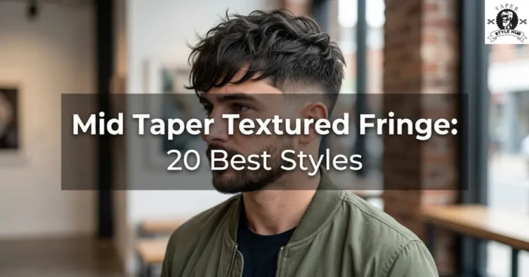 Mid Taper Textured Fringe: 20 Best Styles