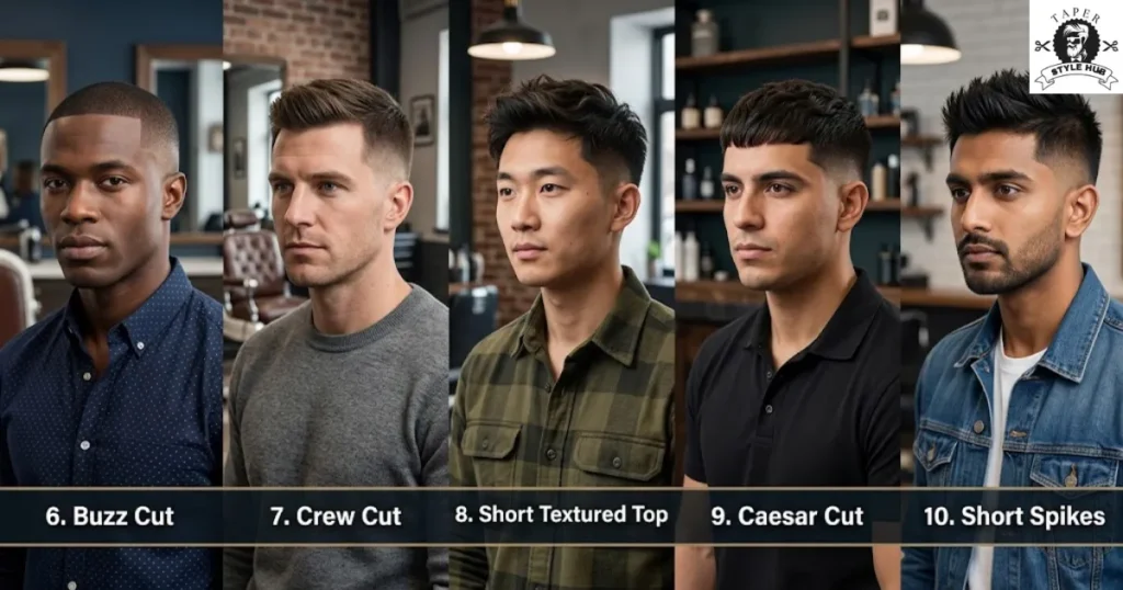 Short Hair Low Taper Fade Haircut Styles