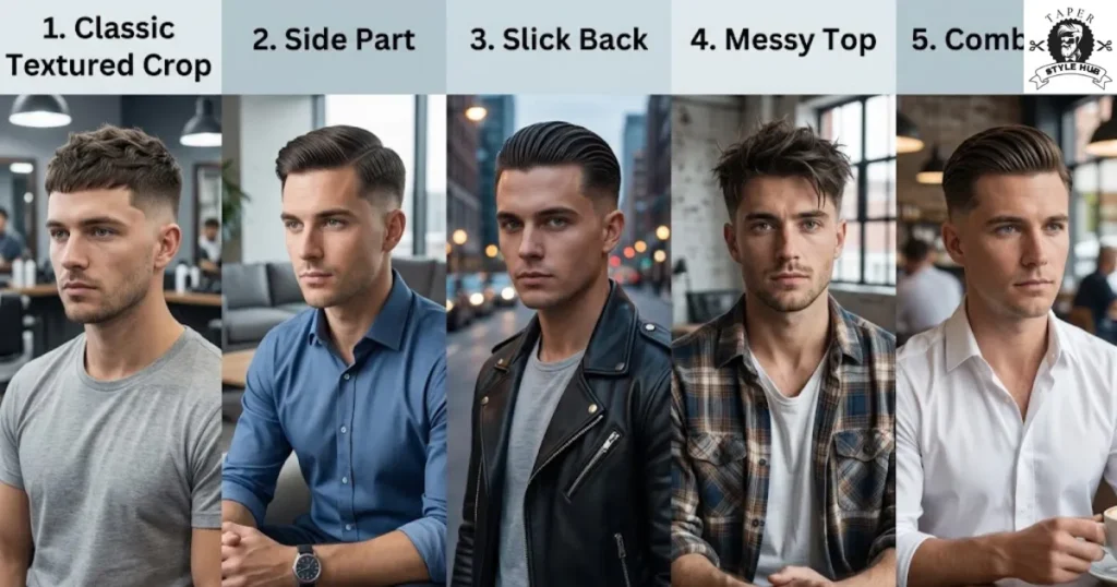 Short Low Taper Fade Styles for Straight Hair