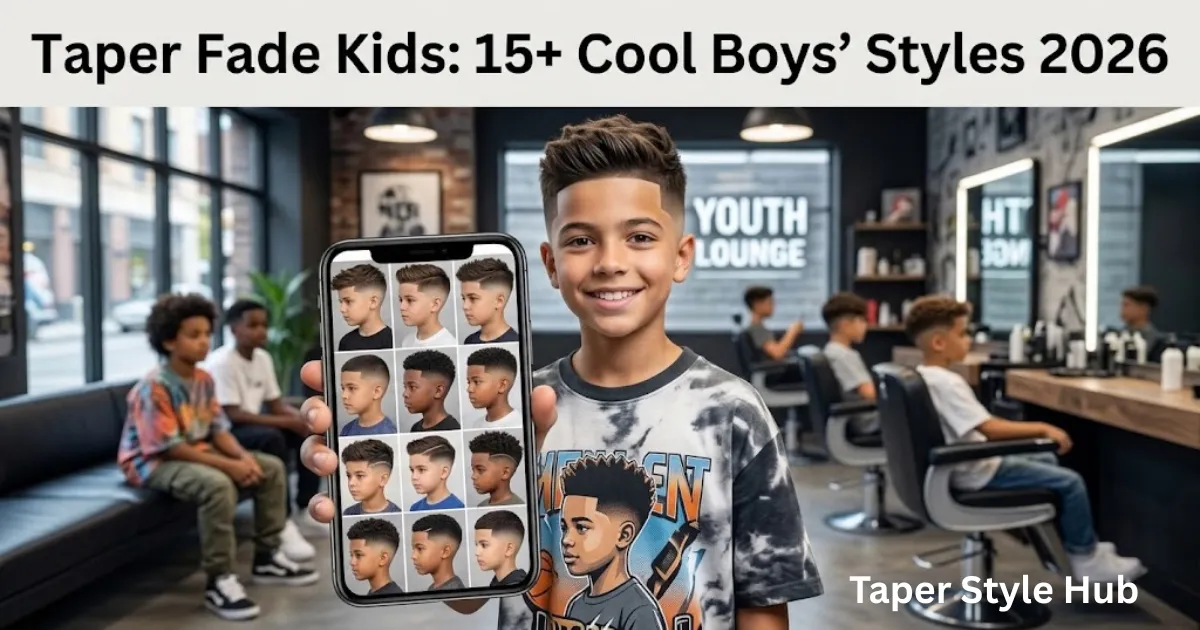 Taper Fade Kids:15+ Cool Boys’ Styles 2026