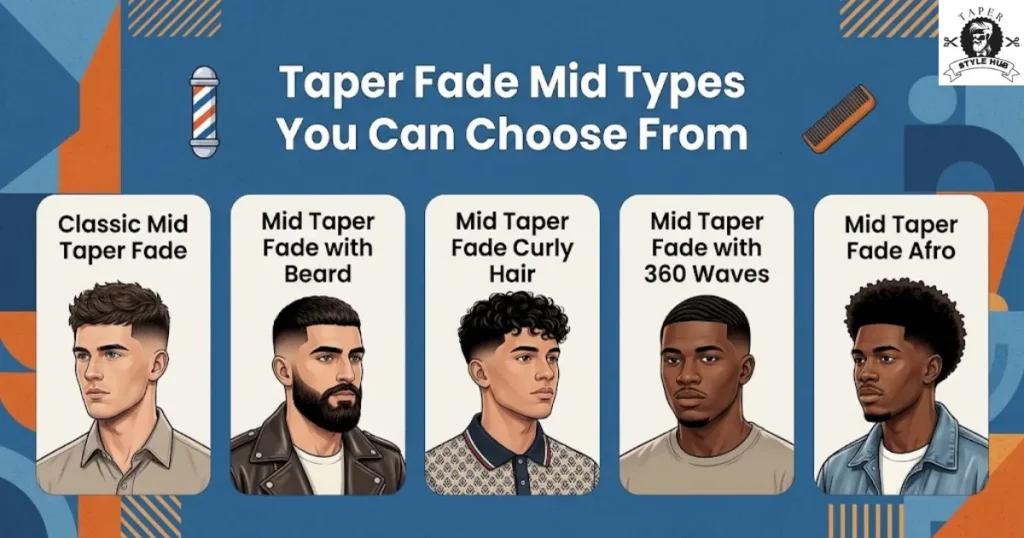 Taper Fade Mid Types You Can Choose From
