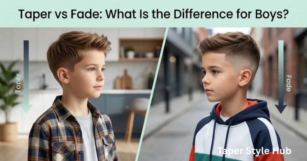 Taper vs Fade: What Is the Difference for Boys?