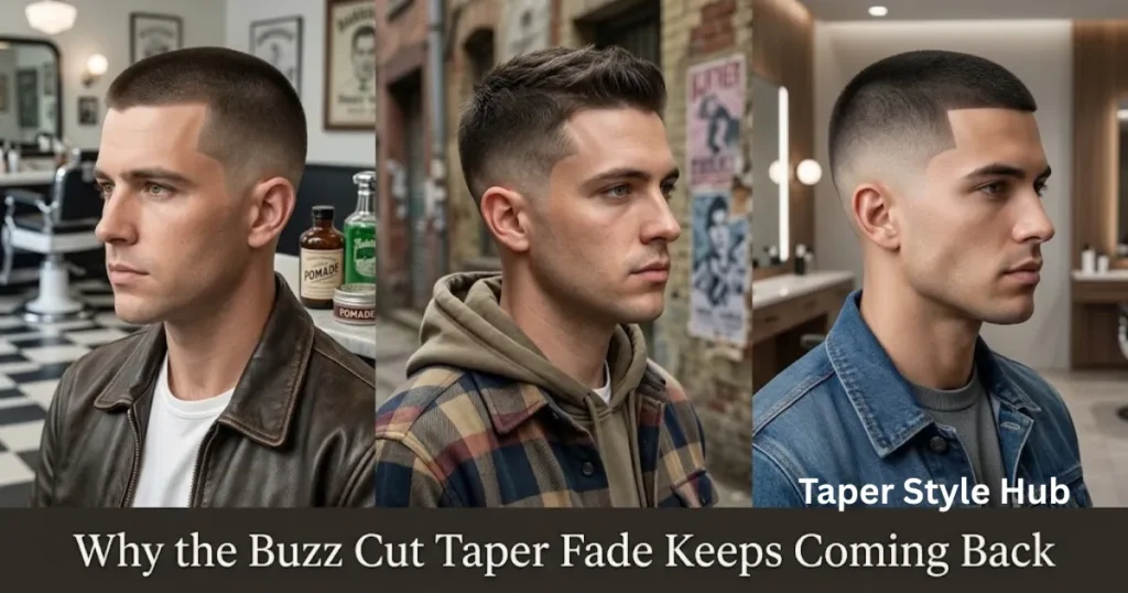 Why the Buzz Cut Taper Fade Keeps Coming Back